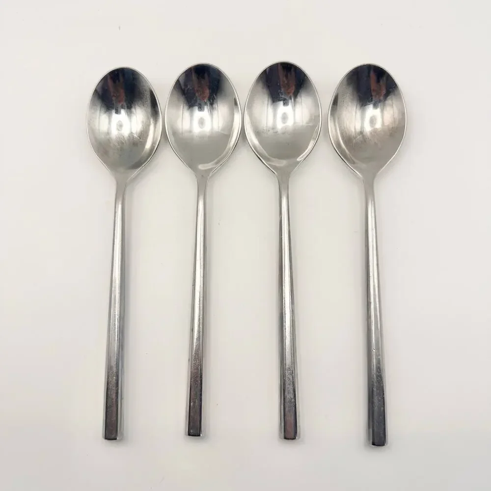 Stanley Roberts Korea SRBYOR Set of 4 Oval Spoons Replacement Flatware 7 1/8